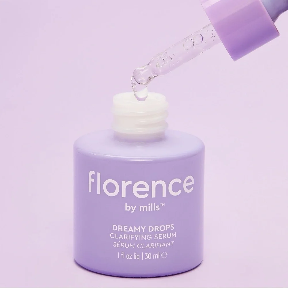 💜 Florence by Mills Dreamy Drops Clarifying Serum | Niacinamide Glow